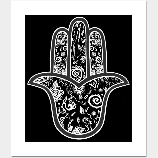 Hamsa- Hope Wall Art by Shanzehdesigns